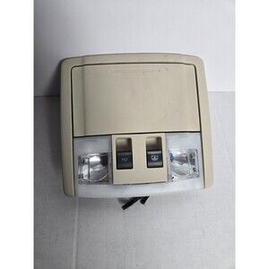 2009-2015 Lincoln MKX Overhead Console Beige Dome Light Map Lamp w/ Sunroof OEM